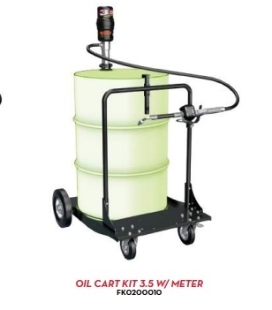 Bộ máy bơm dầu nhớt khí nén Piusi Oil Cart Kit 3.5 FK0200010